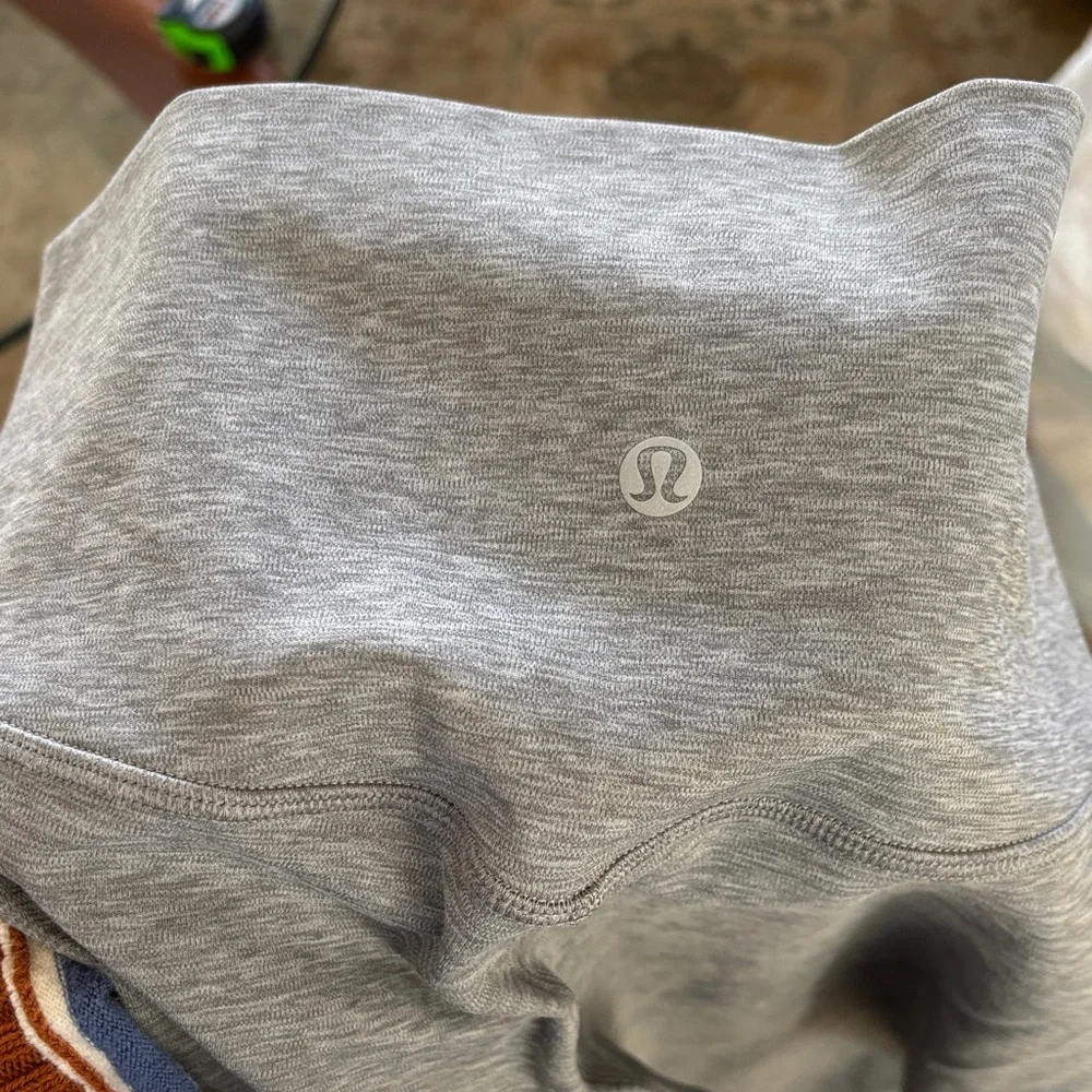 lululemon heather gray full length leggings - Picture 2 of 2